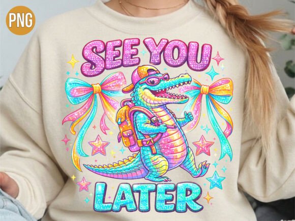 See You Later Gator Crocodile PNG Shirt Design Guide