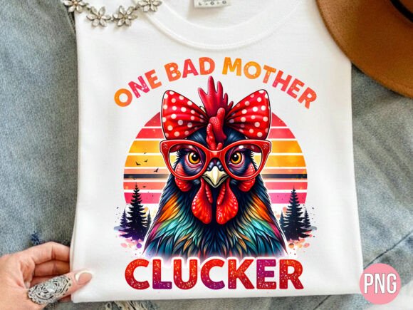 Unlocking Creative Potential with the One Bad Mother Clucker Retro Chicken PNG