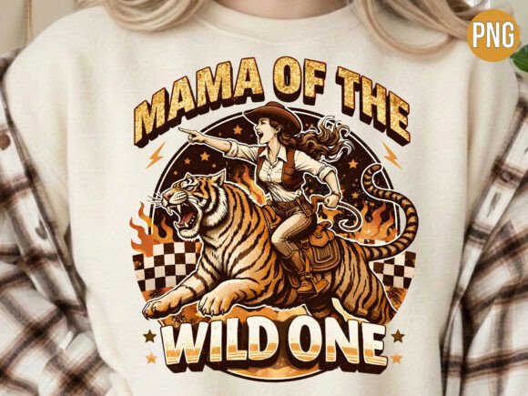 Western Mama of the Wild One PNG T-shirt: Integrating High-Quality Digital Assets into Your Creative Workflow